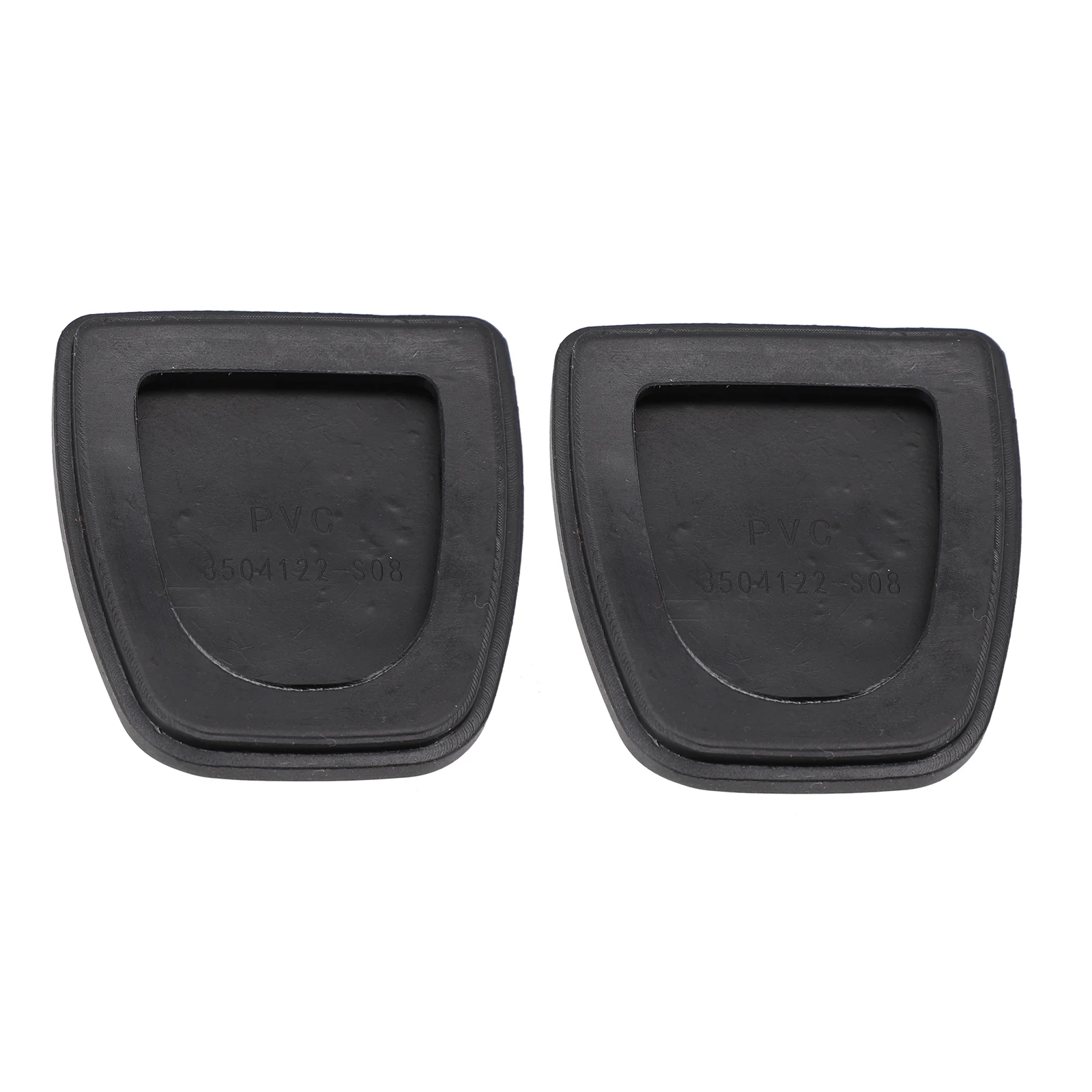 2pcs Brake Clutch Pedal Pad Rubber Covers For Scion TC (Manual Transmission Only) 05-2010 For Yaris Sedan & Hatchback Camry
