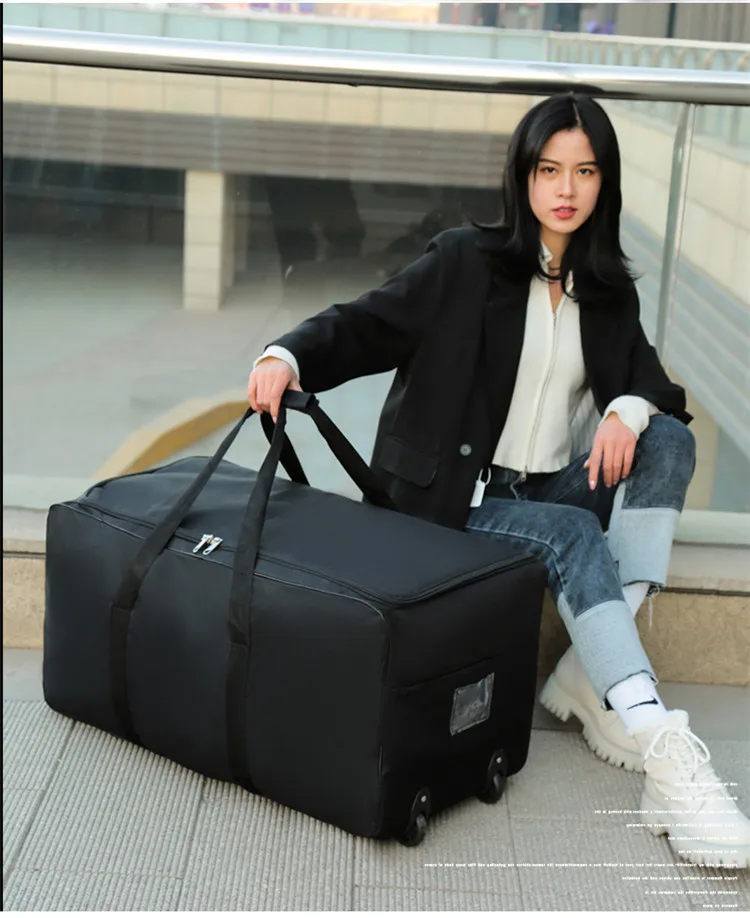 Women Trolley Bags Female Travel Luggage Bag With Wheel Waterproof Nylon  Duffle Carry On Hand Wheeled Bags Suitcases XA758ZC - AliExpress