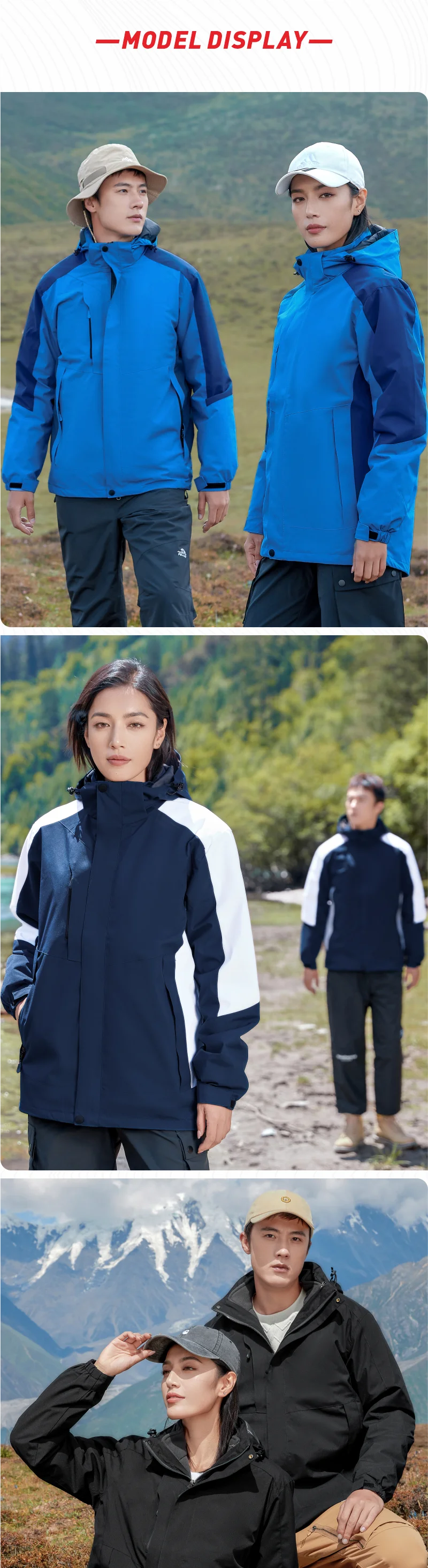 Kunden spezifische Wind jacke drucken kostenlose Logo Bild Bild dicke Fleece gefütterte Jacken Outdoor Sportswear wind dichte Mantel Team Clothi – Detail 5