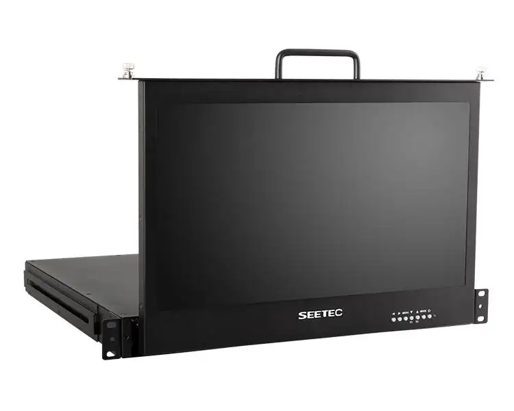 SEETEC SC173-HSD-56 / SC173-HD-56 17.3인치 1RU 풀아웃 랙 마운트 디렉터 방송 모니터 (전원 어댑터 포함, 풀 HD)