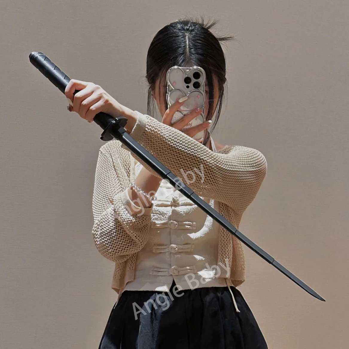 3D Gravity Knife Katana Stretchable Cos Decompression Creative Retractable Katana Toy 3D Printing Gravity Sword Gifts For Friend decompression toy cosplay sword cosplay prop cosplay toy retractable sword toy telescopic toy