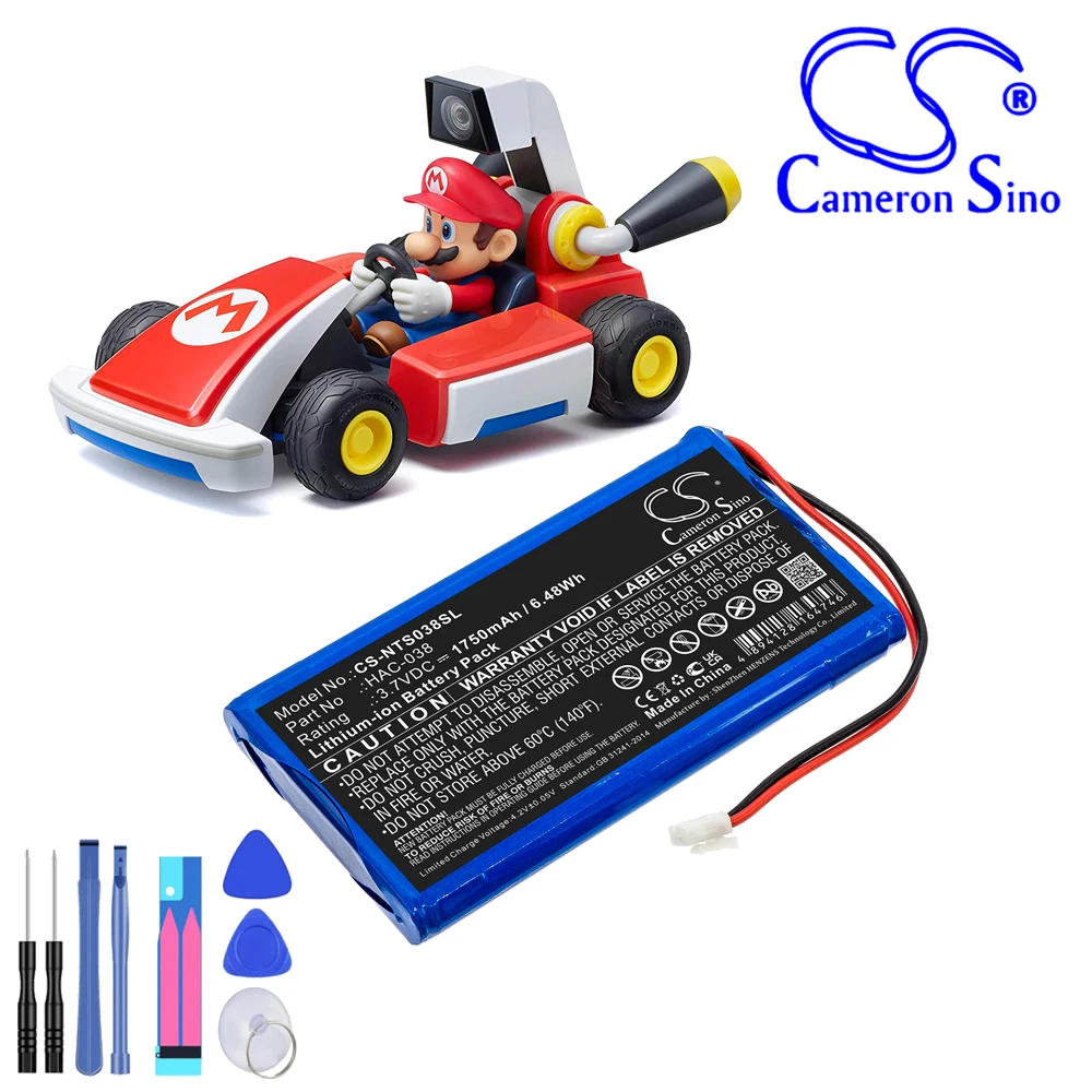 Console Di Gioco Batteria 1750Mah Per Nintendo Hac-038 Nintendo Mario Kart Live Home Circuit