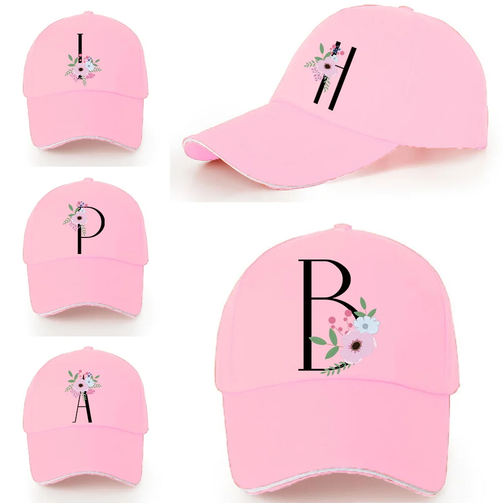 

Women Men Baseball Caps Trend Leaf Letters Print Sun Hat Female Male Sport Visors Four Seasons Snapback Cap Golf Hat for Unisex