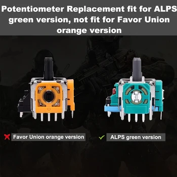 8 in 1 Replacement Joystick Kit for PS5 Controller with Screwdriver 3D Analog Thumb Sticks Repair Kits 4