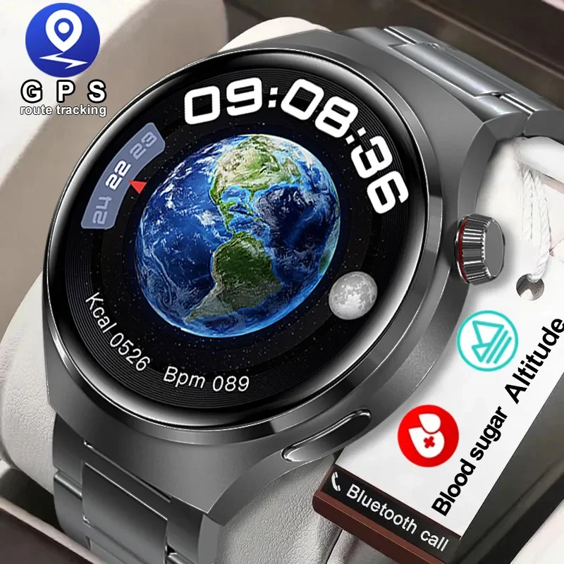 

2023 Bluetooth Call Watch GT4 Pro Smart Watch Men Siri NFC GPS Tracker Wireless Charging Heart Rate Sports Smartwatch For Huawei