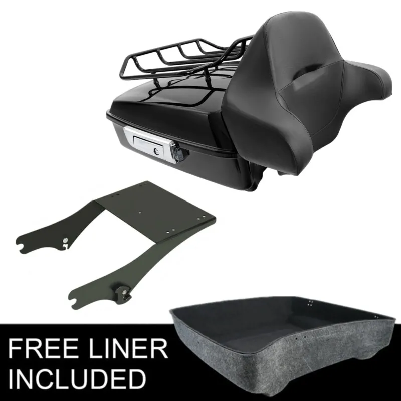 

Накладка для багажника в рубчик подходит для Harley Tour Pak Touring Street Glide 97-08