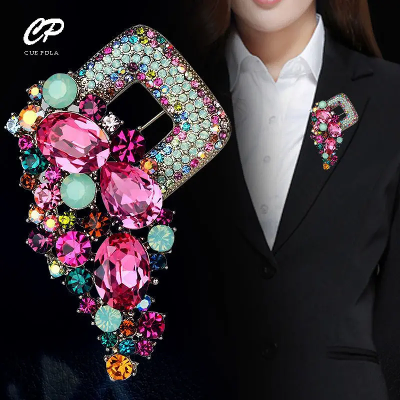 창의적인 개성 있는 심플한 분위기의 수트 코트 액세서리, 스웨터 체인, 녹색 옷, 코사지 어버이날 선물 브로치