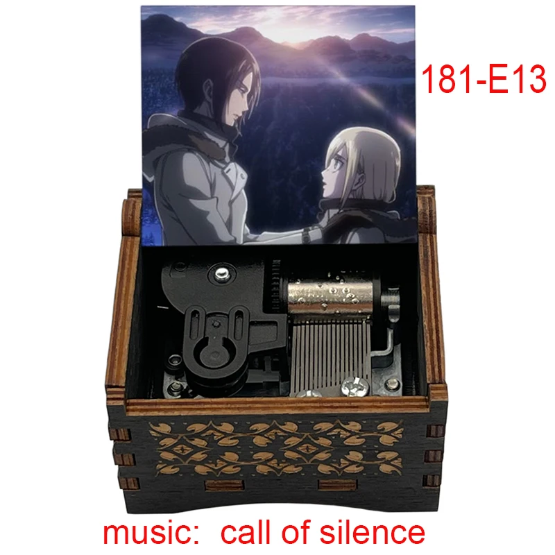 Anime Titan music call of silence Music Box Musical attack on Theme Fans Kids Festival New Year Gifts music box