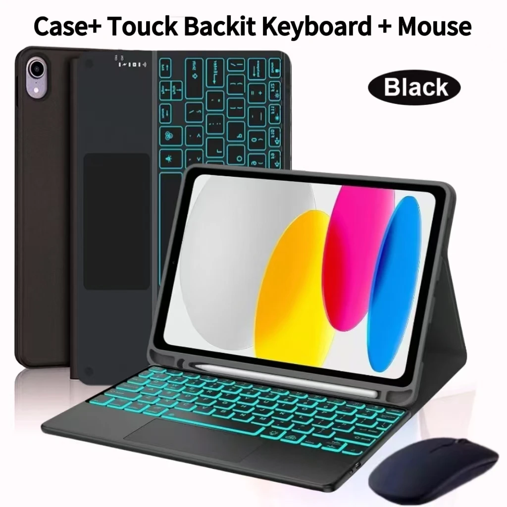 Premium Removable Keyboard Case for Tablets - 11 Inch-Compatible Cover