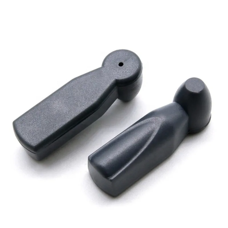 100 Piecesc 직접 공급 51mm 검정색 ABS 소재 AM 58KHz EAS 시스템 슈퍼마켓 의류 매장용 하드 태그