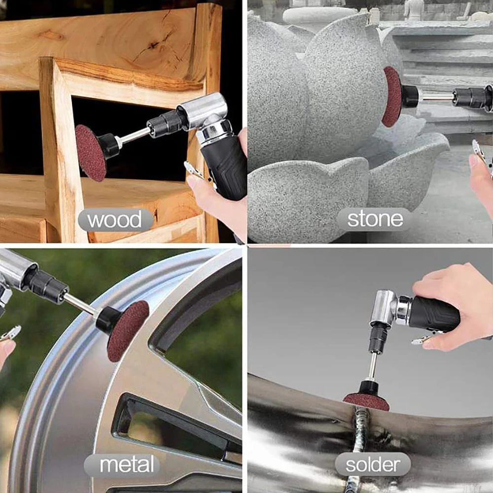 2 Pollici 50mm 80 Graniglia Con Blocco A Rotolo Blu Cambio Rapido - Foto 6