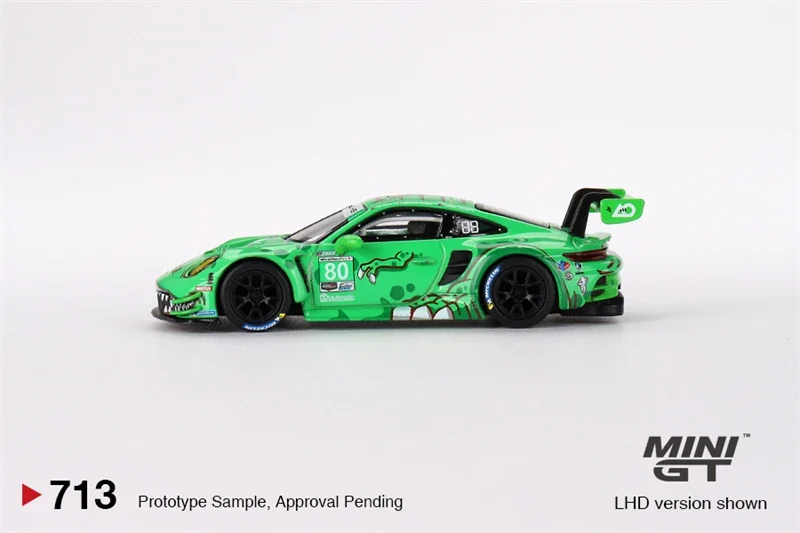 

** Предзаказ ** MINI GT 1:64 R #80 GTD AO Racing 2023 LHD литая модель автомобиля