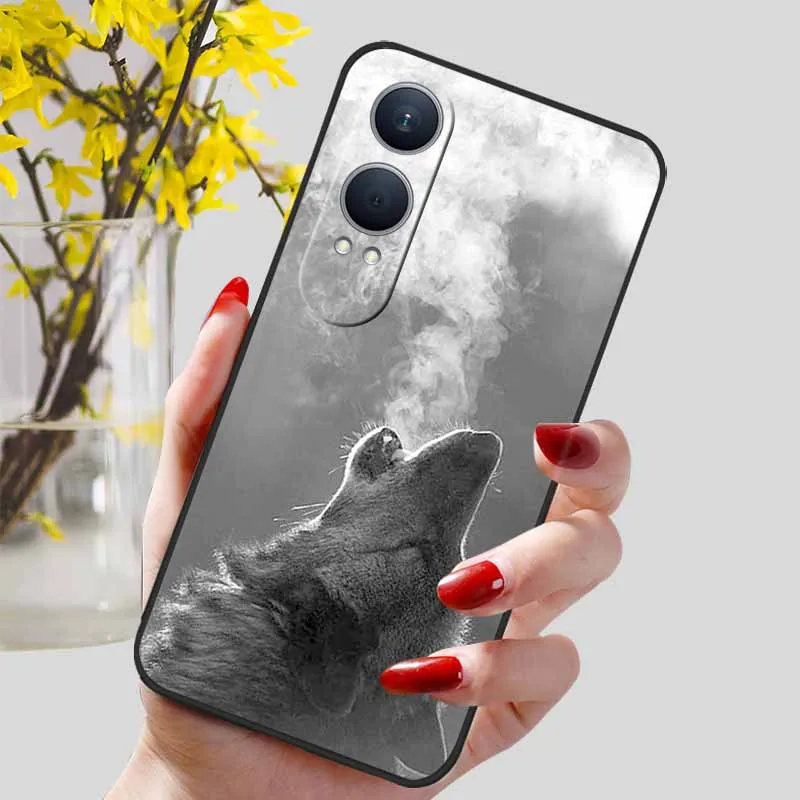 Luxury TPU Soft Silicon Shockproof Phone Case with Cute Cat Design