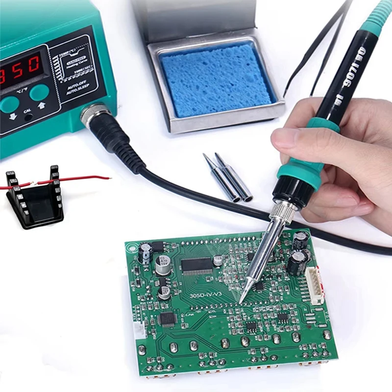 AA46 ABS Wire Clamp Holder Soldering Wire Holder High Temperature Resistant For Thick And Thin Clamps Soldering Tools