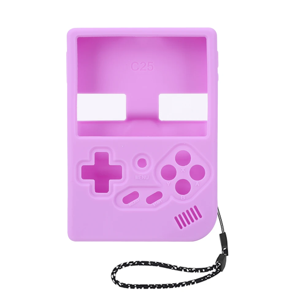 غطاء واقٍ من السيليكون بحبل قصير لـ Anbernic ، كم...