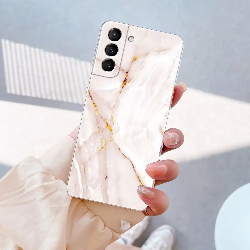 Clear Soft Silicone Phone Cover for Samsung Galaxy S21 Series