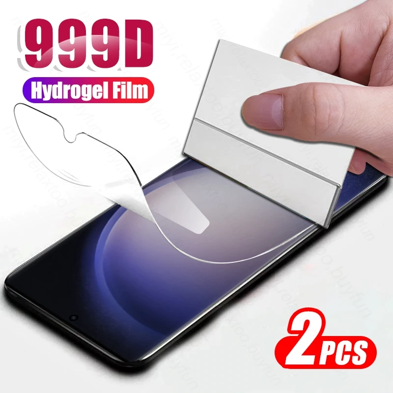 8in1 Hydrogel Protection Film For Samsung Galaxy S23 Ultra S 23 Plus S23+  5G S23Ultra S23Plus Camera Lens Glass Screen Protector
