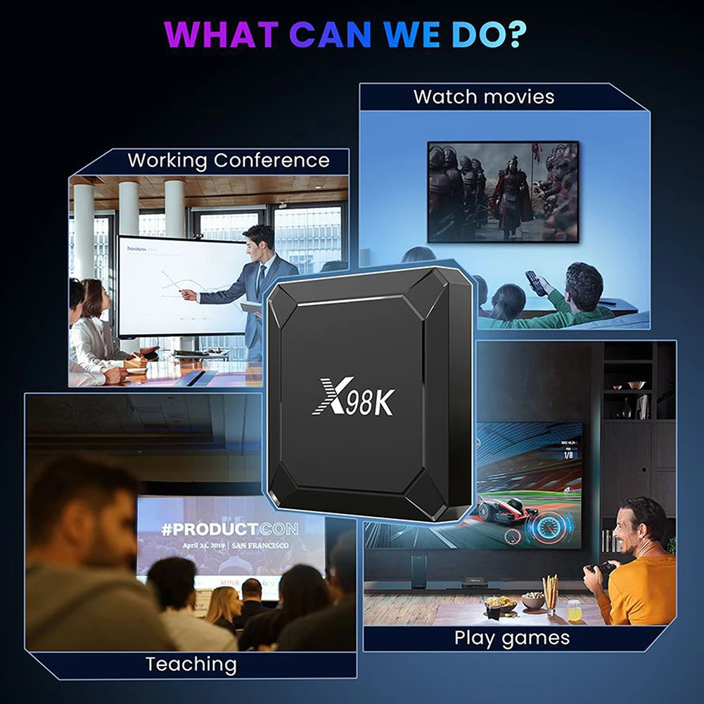 Androids 13 Smarts Tv Box Con Multi Interfaccia Stabile Potente Lettore Medias Tv Box Regalo Per Natale