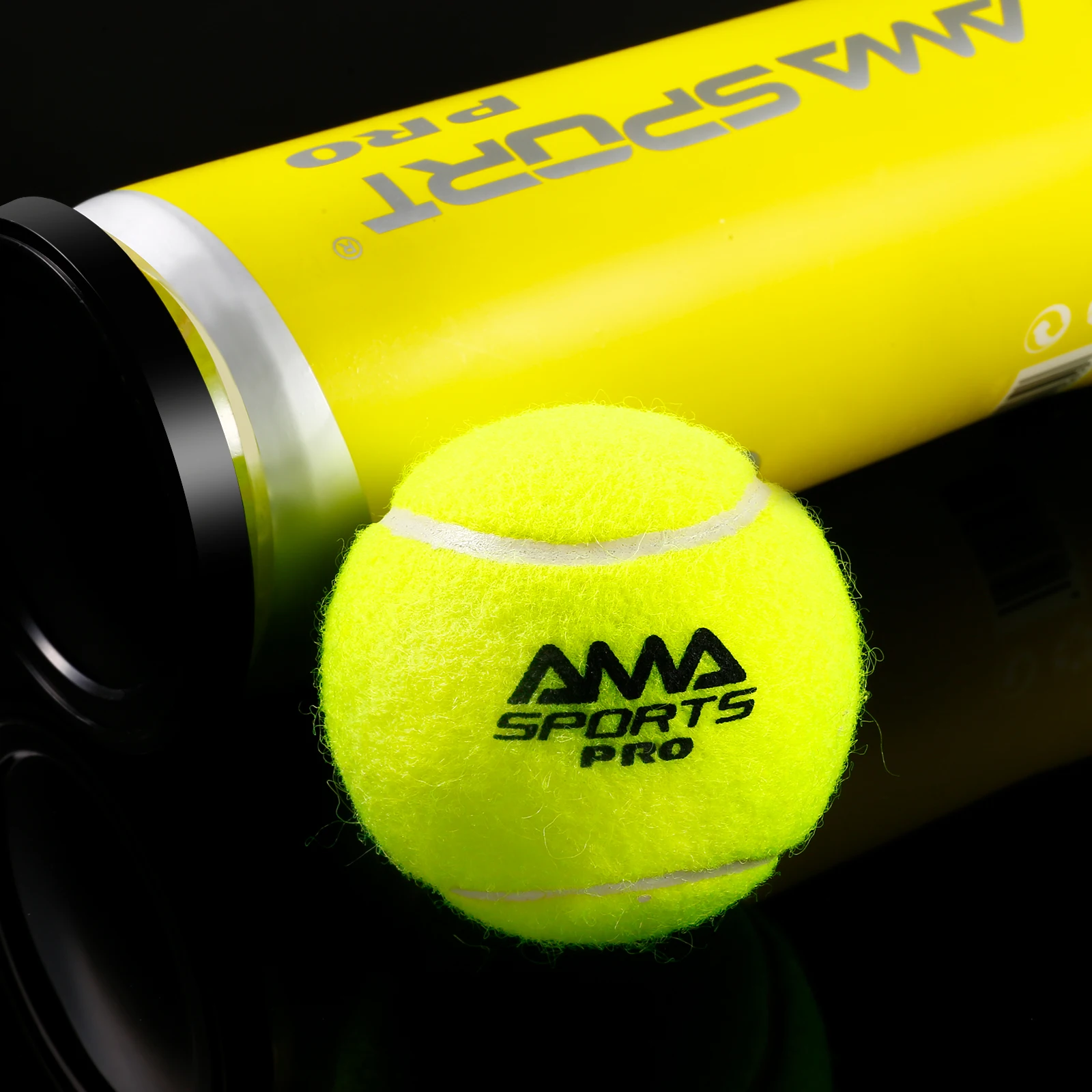 AMASPORT Tennis Balls PRO Padel Balls 45% Wool Tennis Competition Training Ball 3/6 Pack