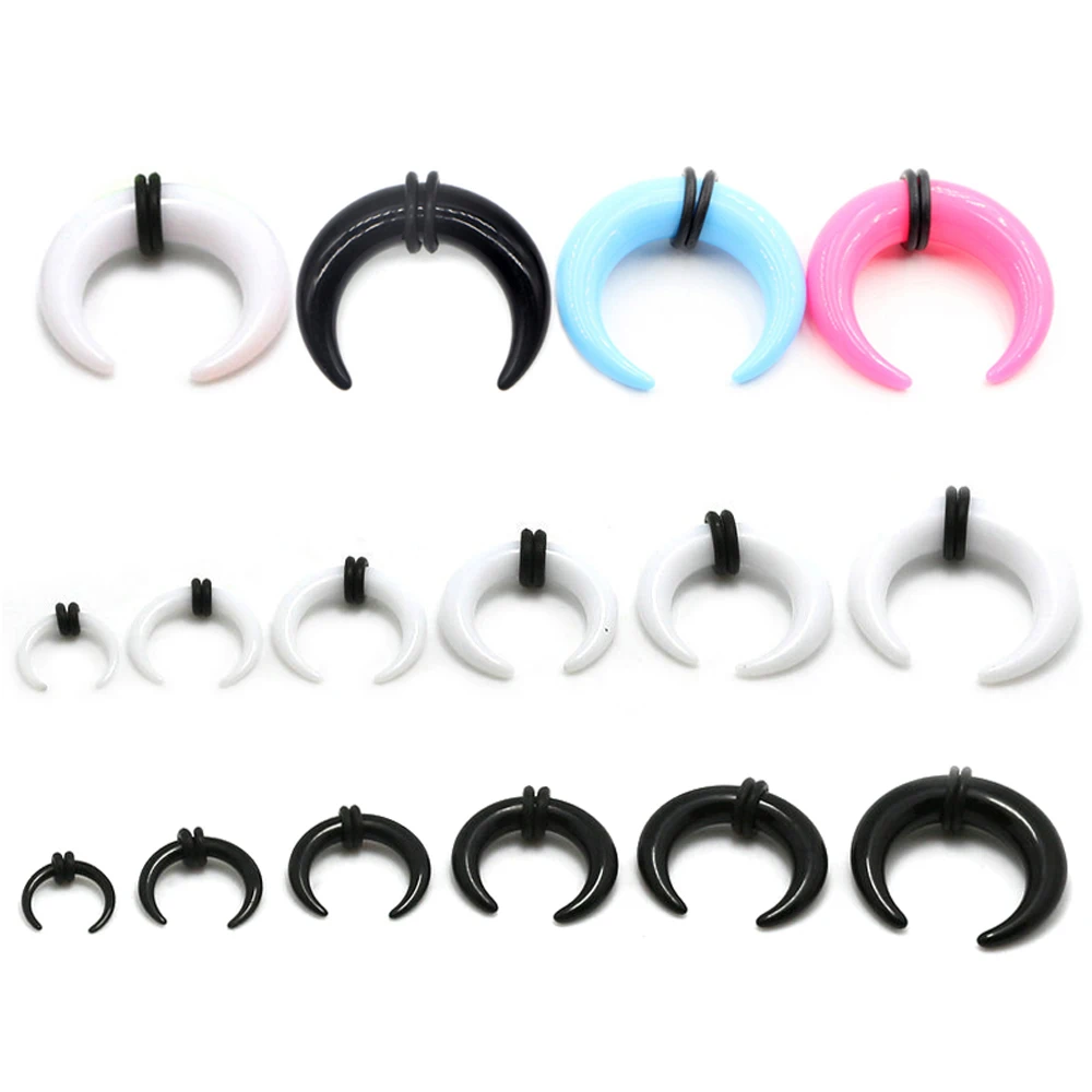 Lex & Lu Pai Of Steel Anodized Pinche Stetche Tape Plugs W O Rings 12 6 Gauge%2f965443917