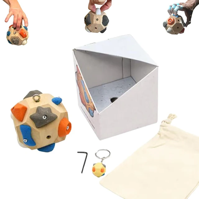Boulder Block Build Strength And Precision, 3D Training Balls Climbers Gift For