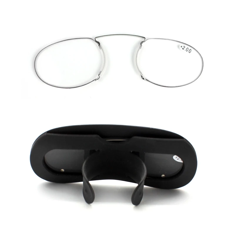 Pince-nez Mini Nose Women Readers Mens Reading Glasses Man Presbyopia Glasses 1.0 1.5 2.0 2.5 3.0