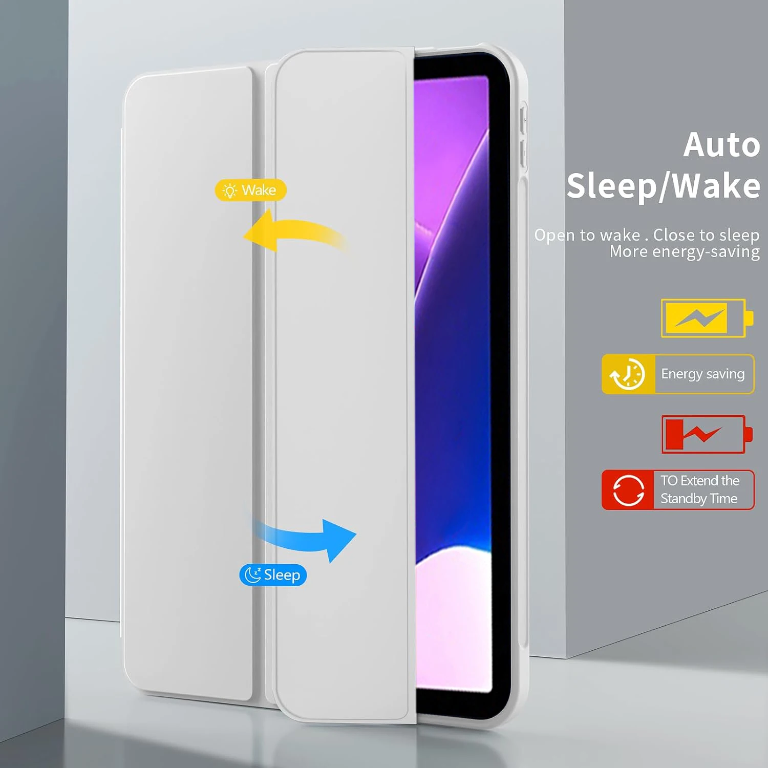 Lenovo Tab M10 Plus Premium Tri-Fold Magnetic Leather Stand Cover