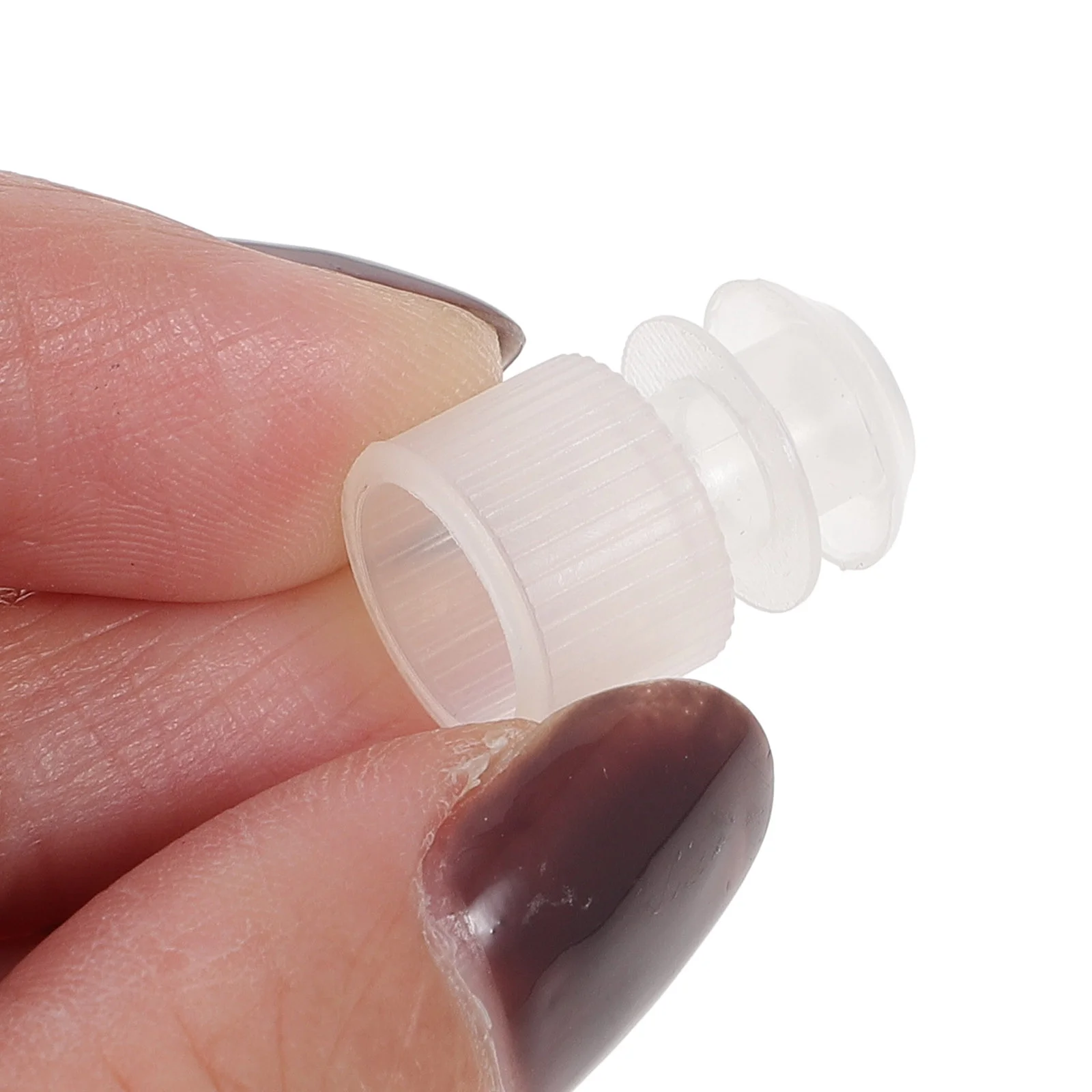 플라스틱 밀봉 플러그, 테스트 튜브 스토퍼, 테스트 튜브 나사 플러그, 12mm, 100 개