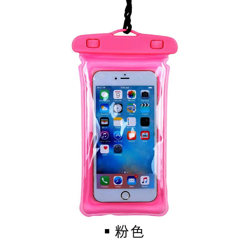 waterproof phone bag air tube strip float 6 inch pvc material water sport SUP kayak inflatable boat dive