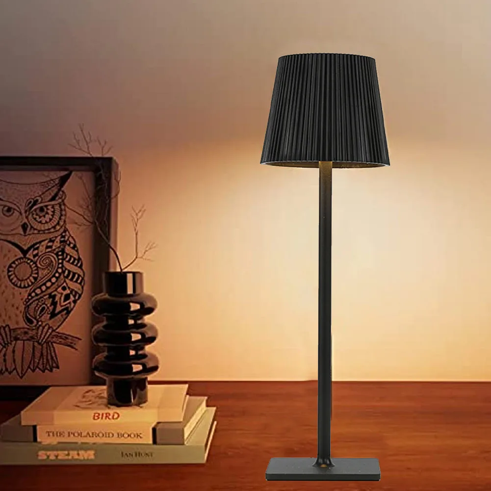 

Living Room Table Lamp LED Light For Bedroom Touch Control 3 Colors Cordless