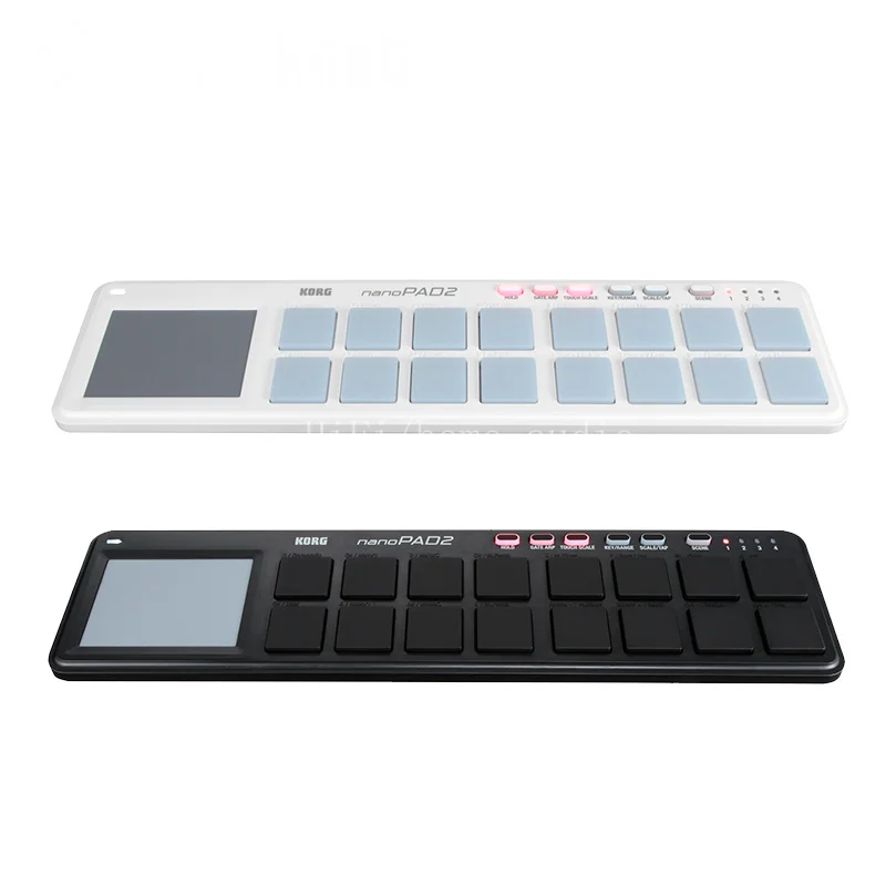

Original KORG Portable Midi keyboard midi controller Surface Korg Nano PAD2 NanoKEY2，with USB Cable MIDI keyboard electric piano