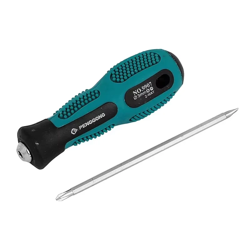 Dual-use Slotted Cross Screwdriver 3x75mm Home Use