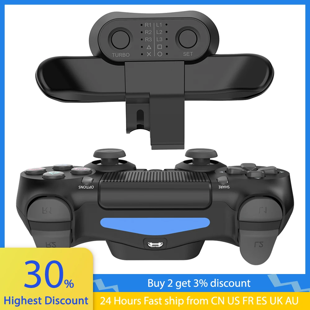 PS4 Daulshock Gamepad Rear Key Adapter W/ Turbo Controller Back For PS 4 Controller Accessories