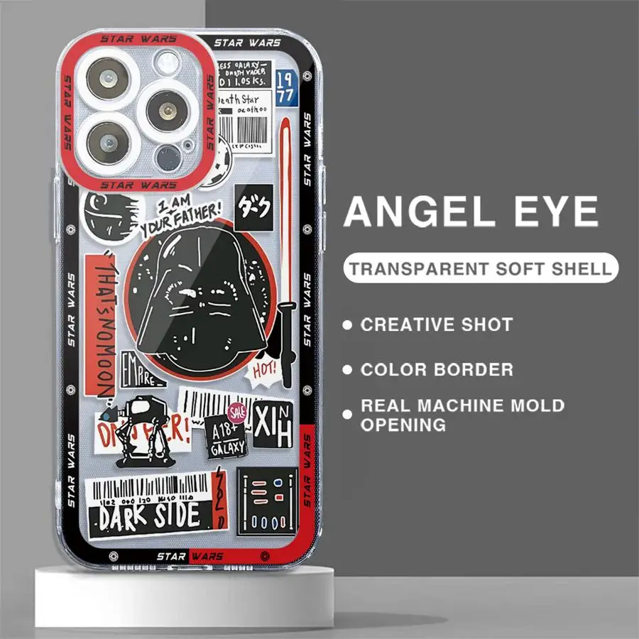 thumbnail image 1 of Funda de teléfono de superhéroe Star Wars Para Apple, iPhone 15, 16 Pro, XS Max, 13, 14 Plus, XR, SE, 7, 8, 12, 11 Pro plus, mate, 1 of 5