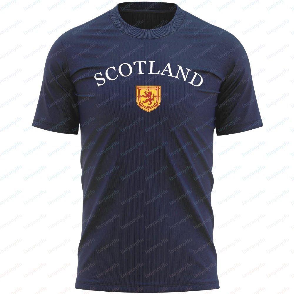 Scottish Patriotic Vintage Summer Football T-Shirt