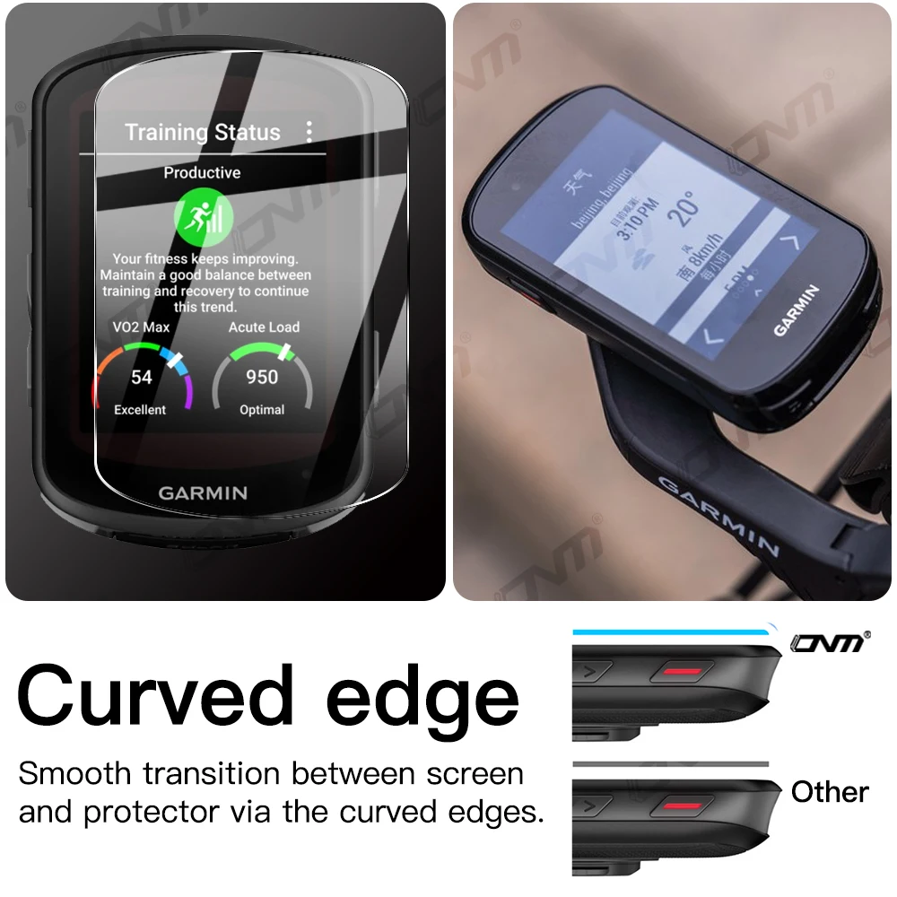 Tempered Glass for Garmin Edge 530 830 540 840 520 Plus 1000 1030 1040 130  Screen Protector Bicycle GPS Stopwatch Glass Film