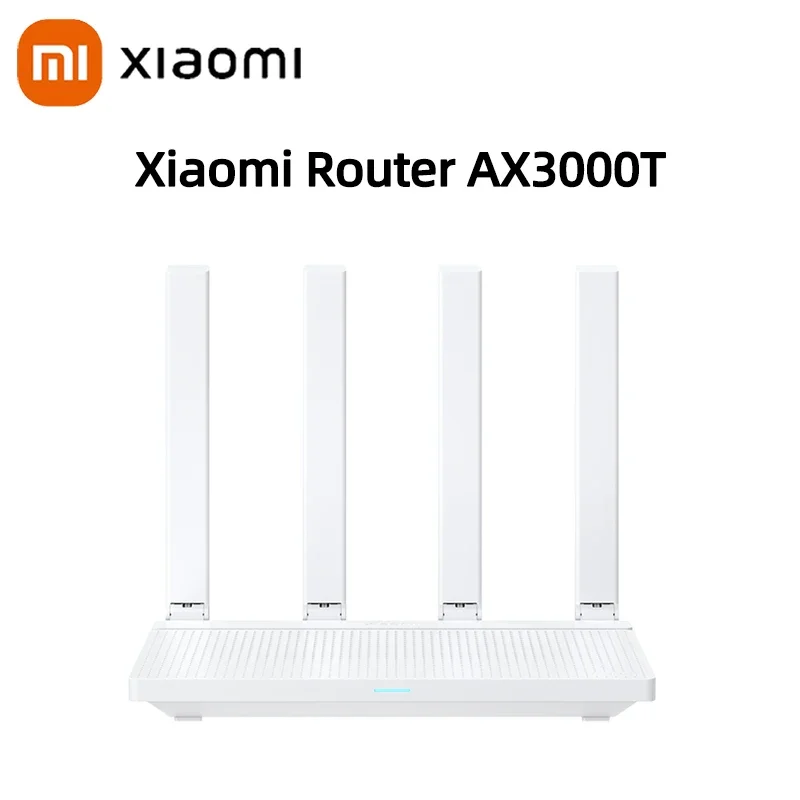 Original Xiaomi AX3000T Router 2.4GHz 5GHz 1.3GHz CPU 2X2 160MHz WAN LAN LED NFC Connection Home Office Games Mi wifi router