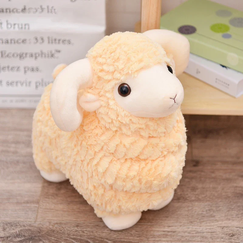 

Lifelike Sheep Goat Plush Doll Soft Stuffed Simulated Animal Very Cute Suitable Gift Great Beautiful Kawaii Peluche Plush Toys