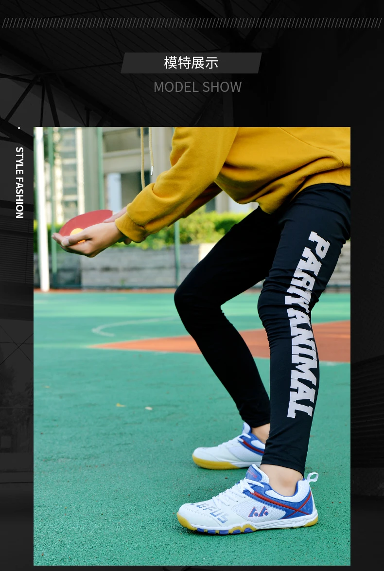 Description Picture 6 of itemTable tennis shoes men's and women's shoes tendon anti-skid training sports shoes