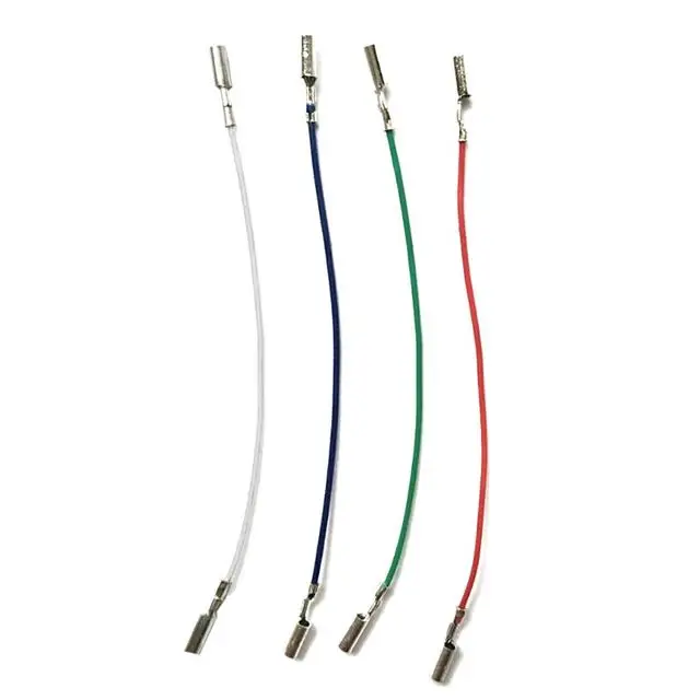 Universal Cartridge Stylus Cable Leads Header Wires LP Vinyl Phonograph Turntable Phono Headshell Holder Accessories 4Pcs phono stylus,moving magnetic cartridge stylus,phonograph stylus,audio accessories