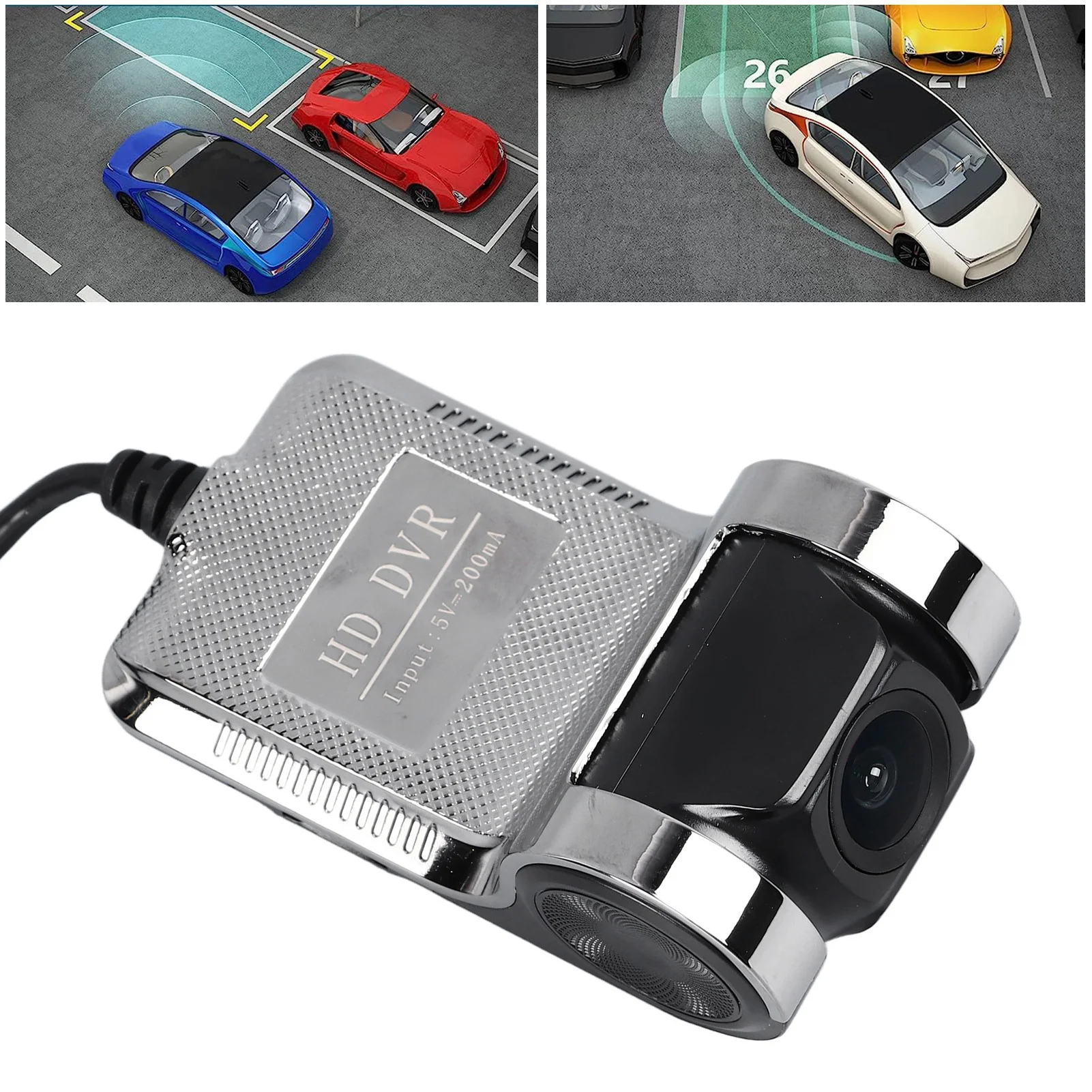 Dual Dash Cam for Android System Front Rear View 1080P Loop Recorder 170 Degree Wide Angle USB Dash Camera Car Accessories