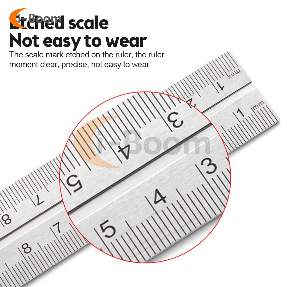 Multifunction Square Angle Ruler High-precision Woodworking Scribing Mark Line Measuring Tools Kit Stainless Steel Durable Level 5