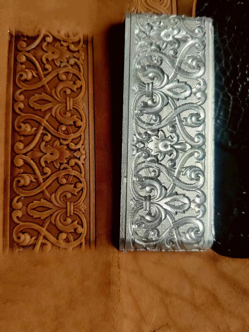 

Multic design Used to make leather belts, printed stamp molds for leather decoration | Arabesque Tang Dynasty Flower Pattern