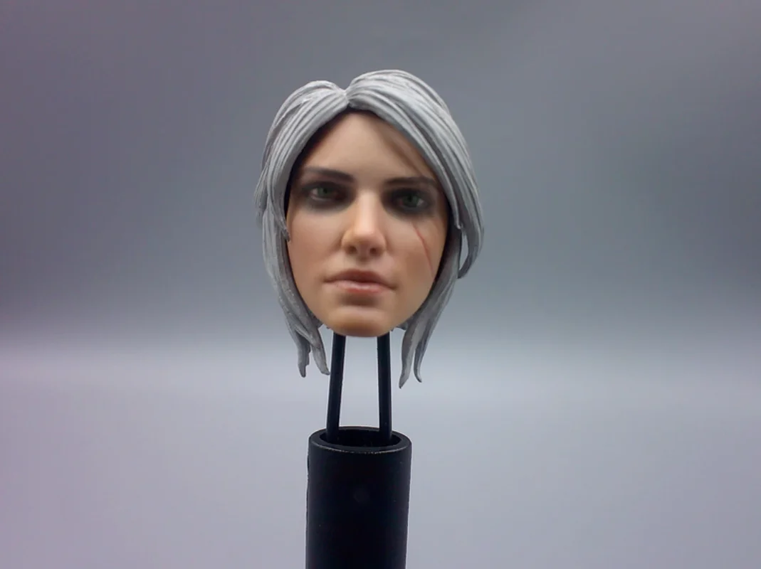 

J-002 1/6 Female Soldier Head Sculpt Model for 12" Action figure