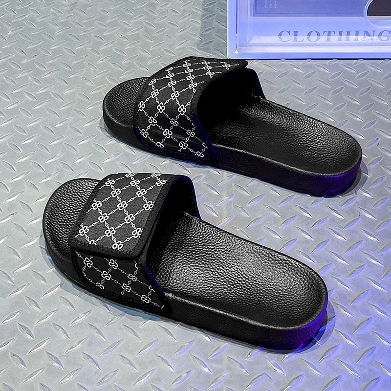 Summer Slippers Bathroom Platform Non-Slip Beach Men Slipper Sandals Slides Indoor Outdoor