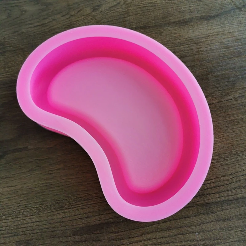 Tea Table Molds Silicone Pea Tray Molds Epoxy Resin Casting Molds Jewelry Storage Decoration Mould for DIY Craft