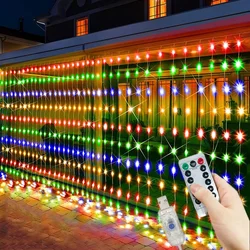 Enchanting 6M LED Garland Fairy Lights - USB Curtain Lights for Weddings, Christmas, Parties, and Outdoor Home Décor (Multicolor)