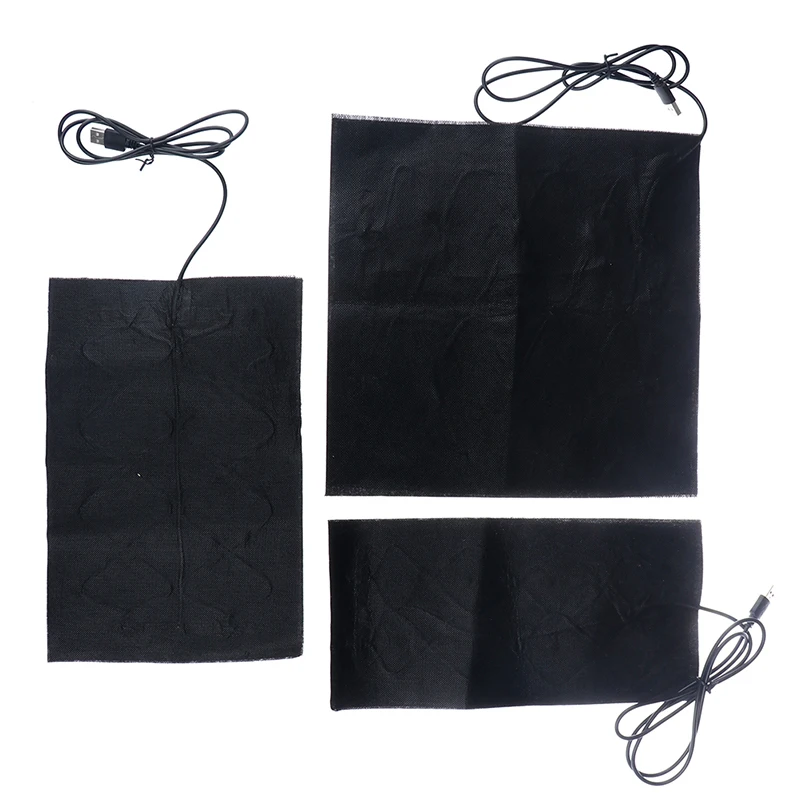 

1Pc 5V USB Fiber Heater Carbon Electric Heated Jacket Soft Cushion Winter Men Vest Heating Clothes Warmer Pads Keep Warm