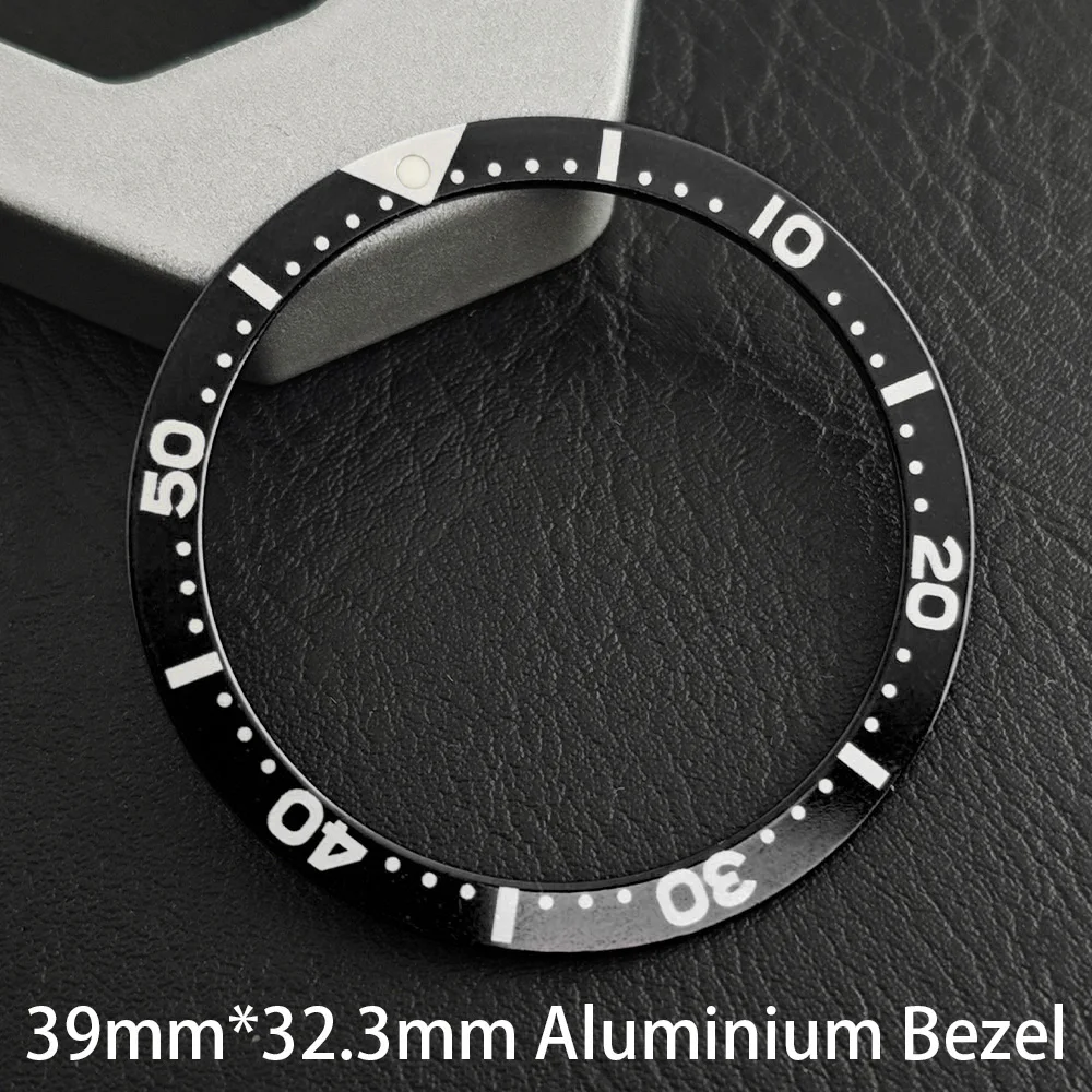 Premium Flat Aluminium Watch Bezel - 39mm Replacement Part for Men's Mechanical Watch