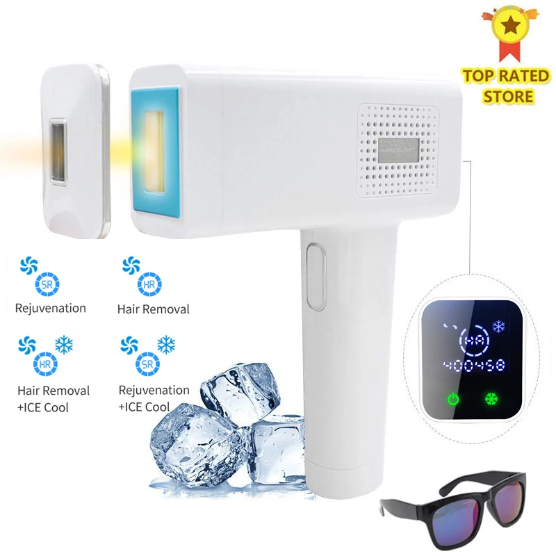 Newest Lescolton 4in1 IPL Hair Removal T012C Cool Original 100% Epilator Permanent Bikini Trimmer Electric depilador a laser